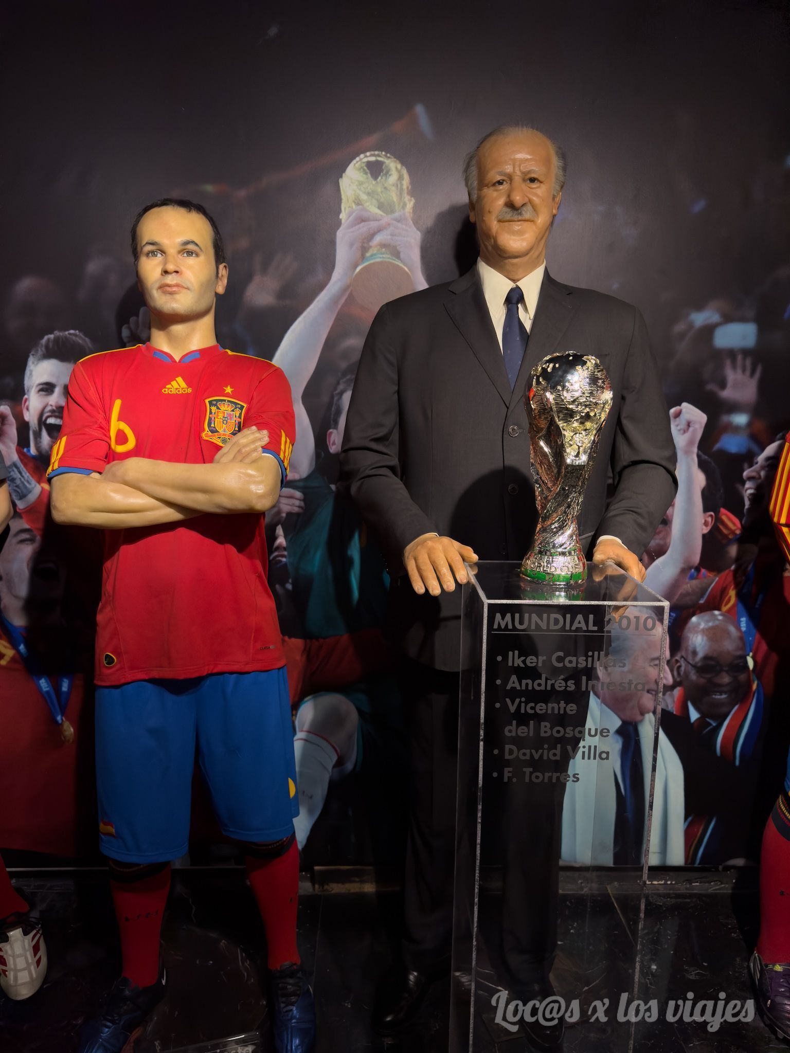 Los campeones del mundo, en el Museo de Cera