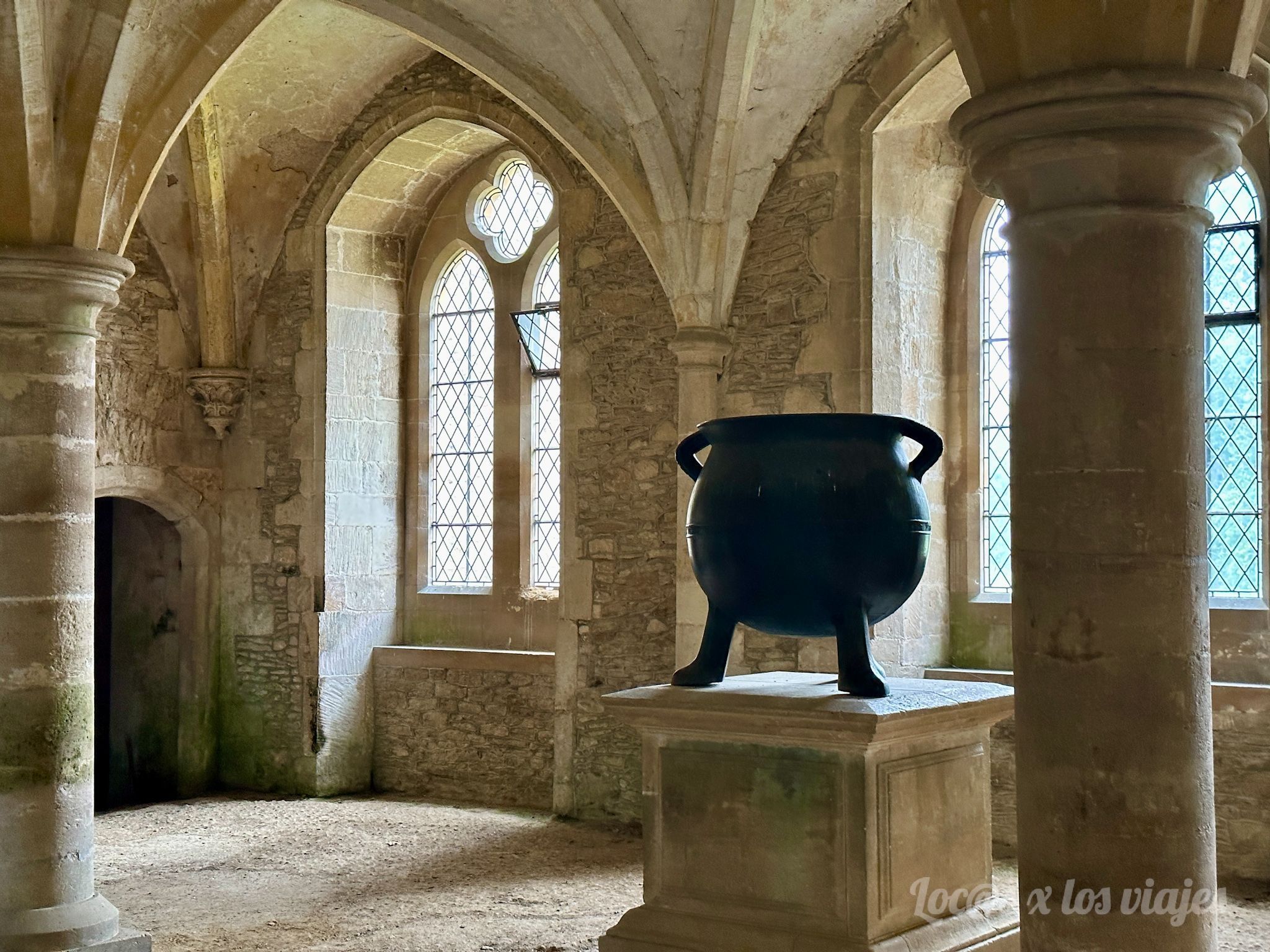 Una de las aulas de Harry Potter en la Abadía de Lacock
