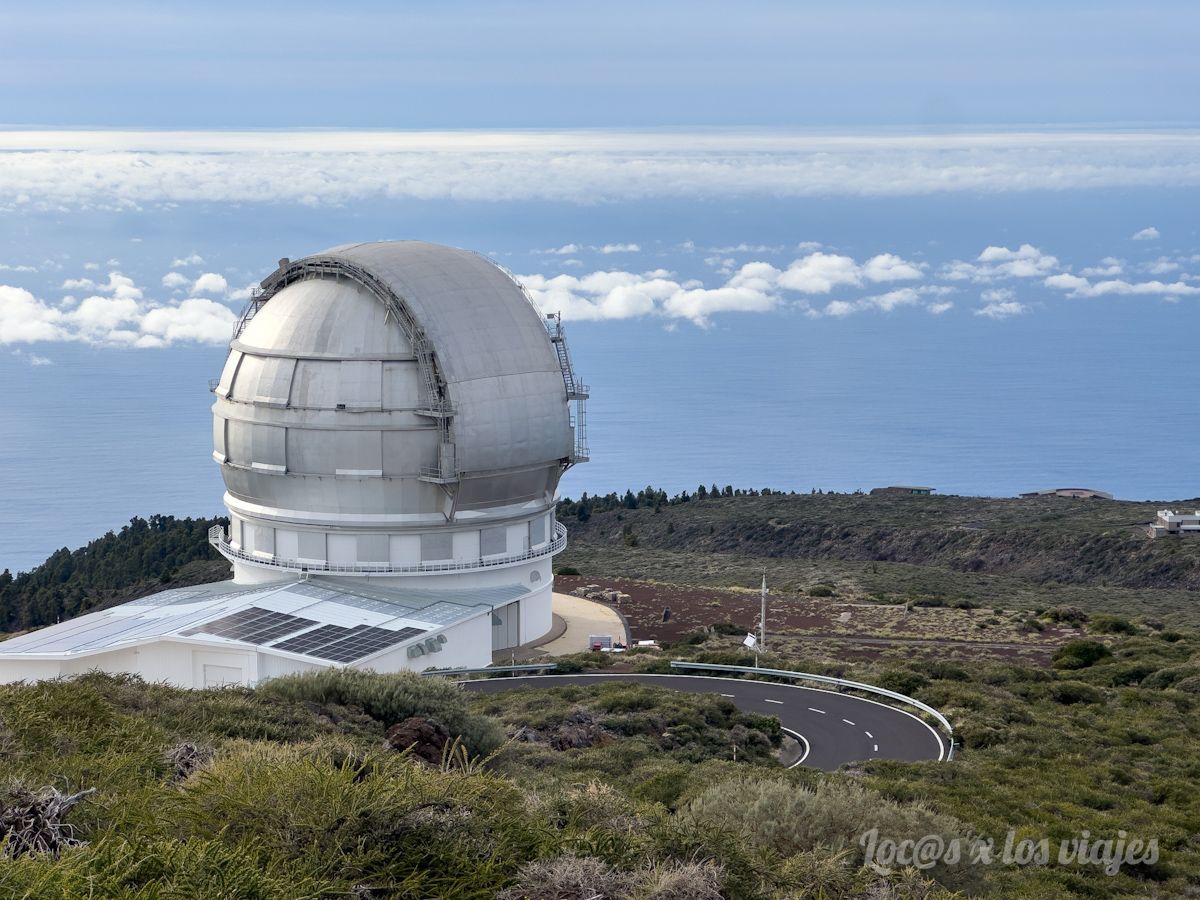 Uno de los telescopios de La Palma