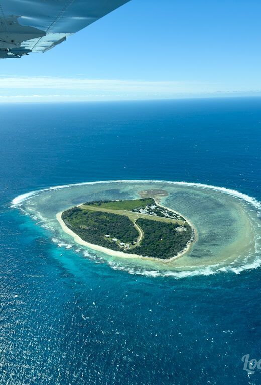 Lady Elliot Island, vista desde el aire