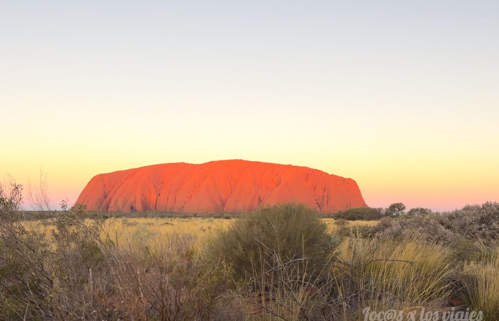 Atardecer en el Uluru