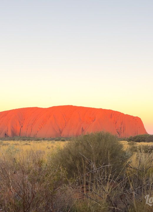 Atardecer en el Uluru
