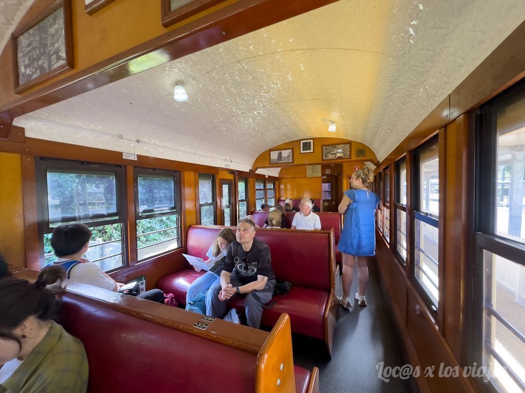 El tren escénico por dentro