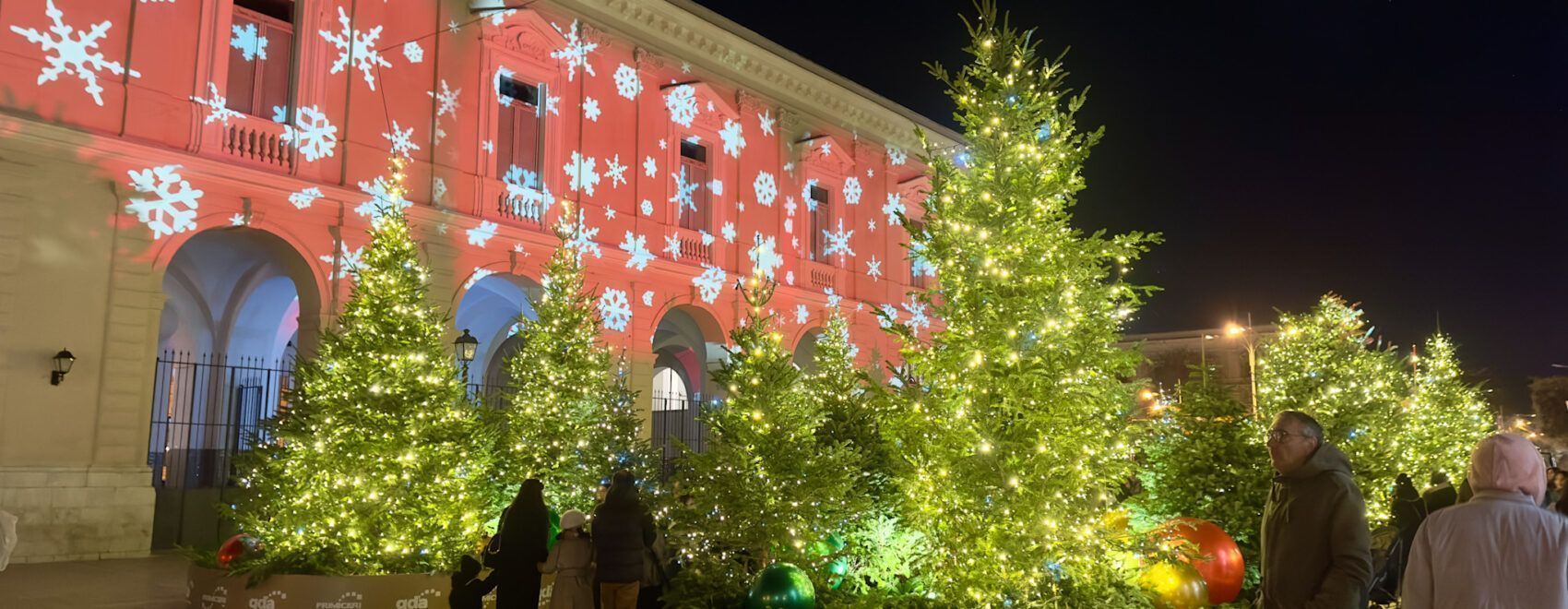 Puglia: Decoración navideña en Bari