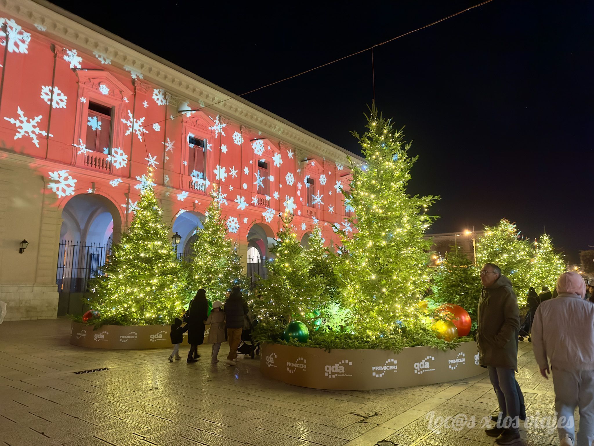 Puglia: Decoración navideña en Bari