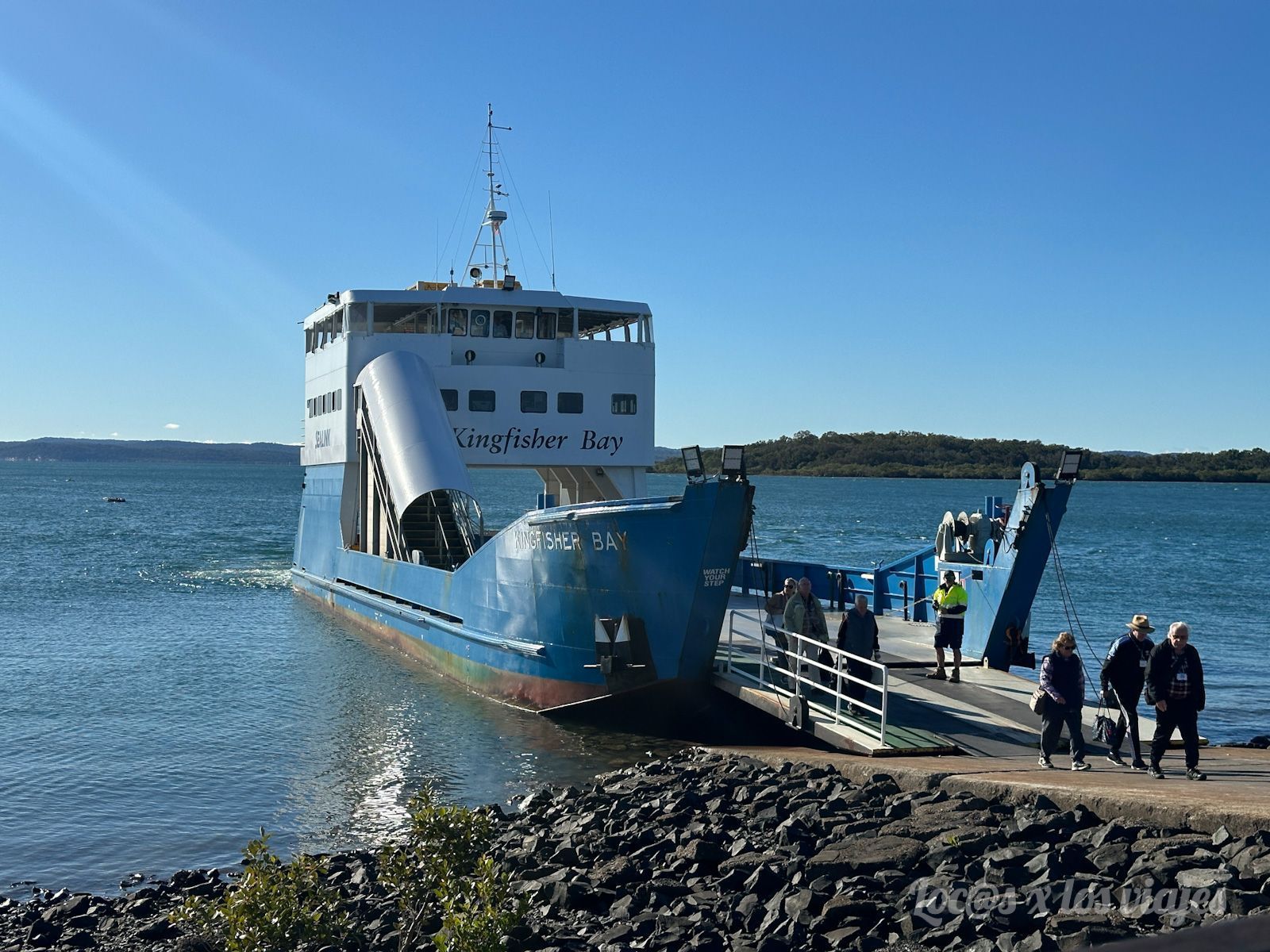 Ferry a Fraser Island