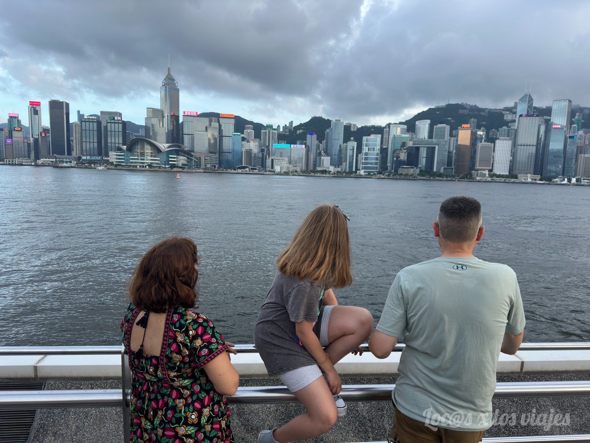 Vistas de Hong Kong desde Tsin Sha Tsui