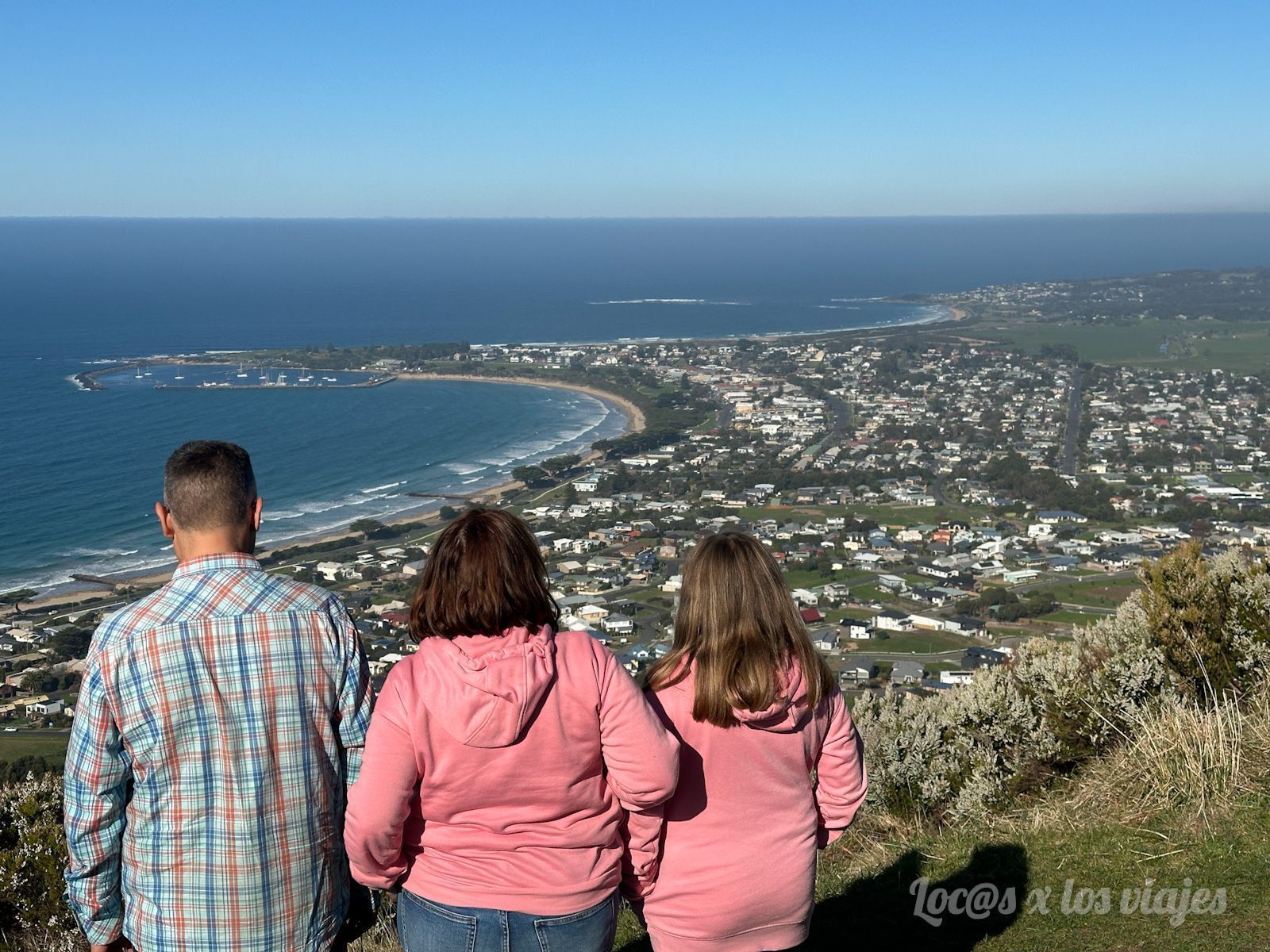 Great Ocean Road: Apollo Bay visto desde el mirador de Miraners
