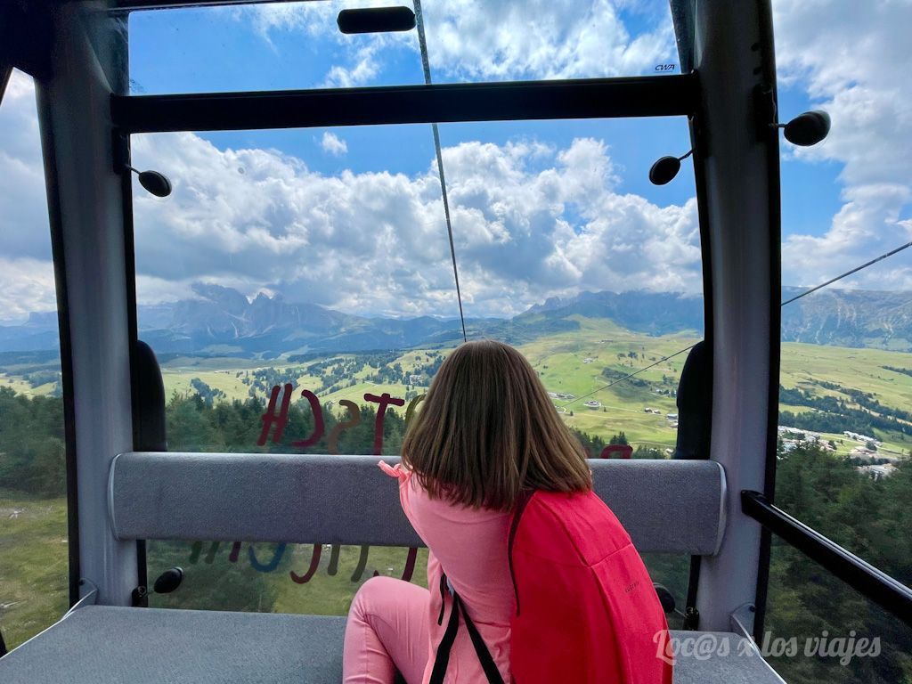 Teleferico en Alpe di Siusi