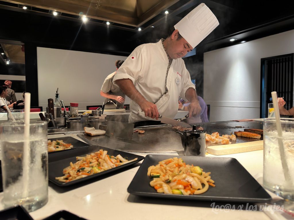 comer en Walt Disney World: Teppan Edo