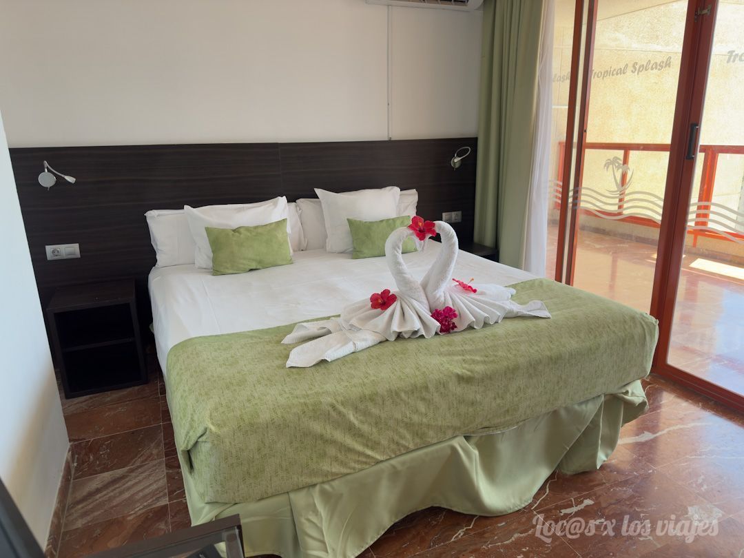 Habitación de uno de los apartamentos de Magic Tropical Splash