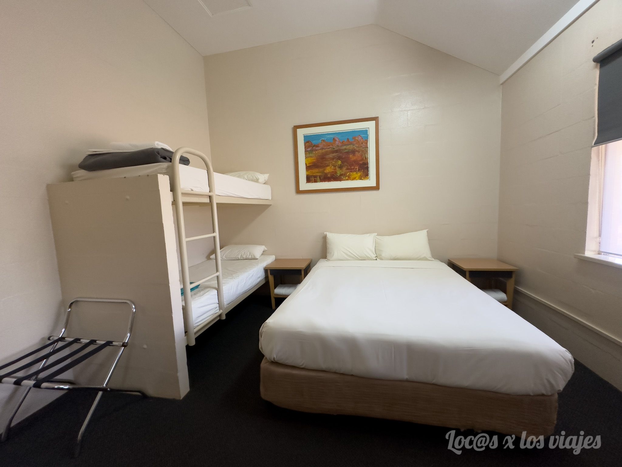 Nuestro alojamiento en Ayers Rock