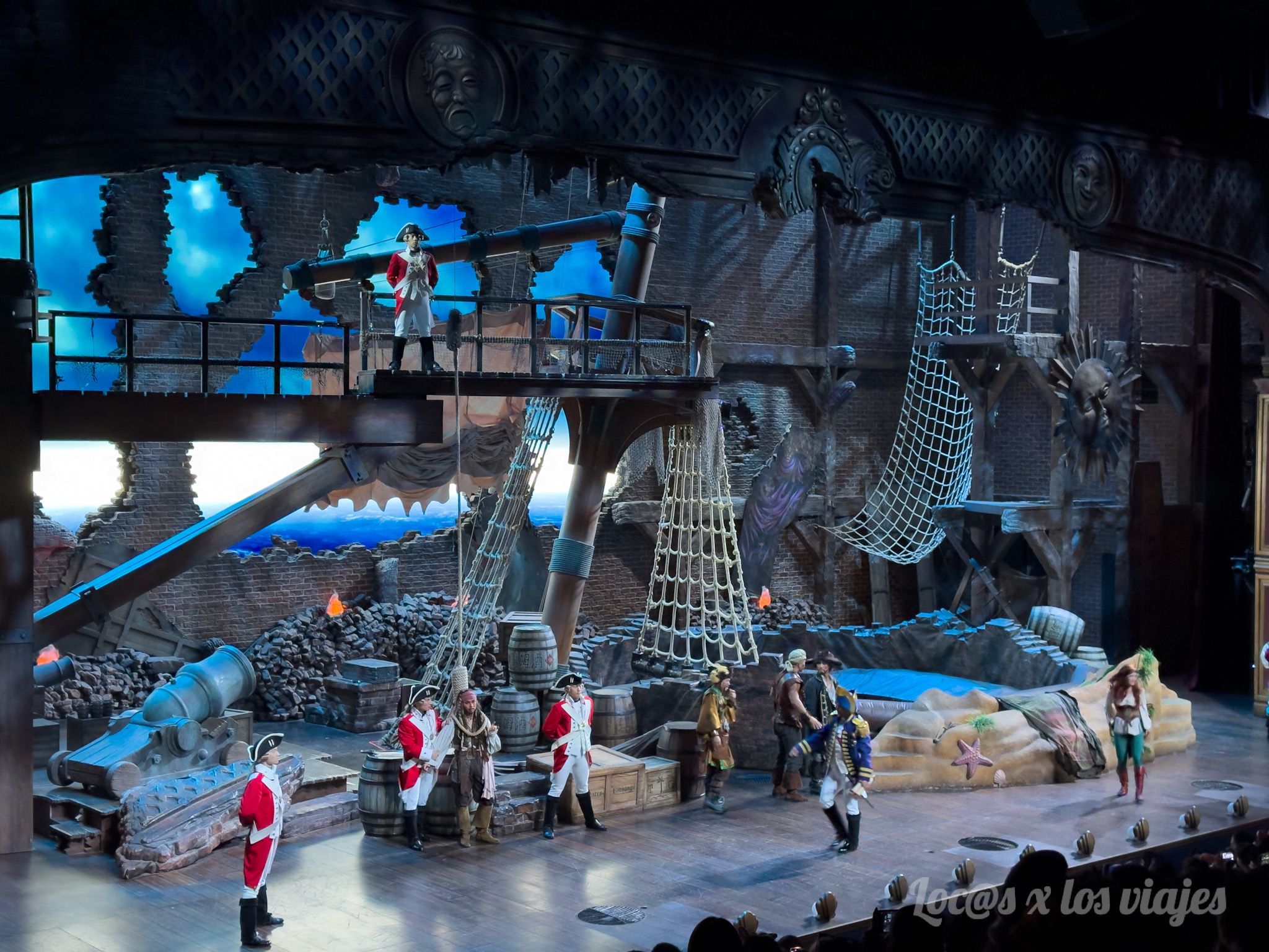 Eye of the Storm: Captain Jack's Stunt Spectacular, en Disneyland Shanghai-