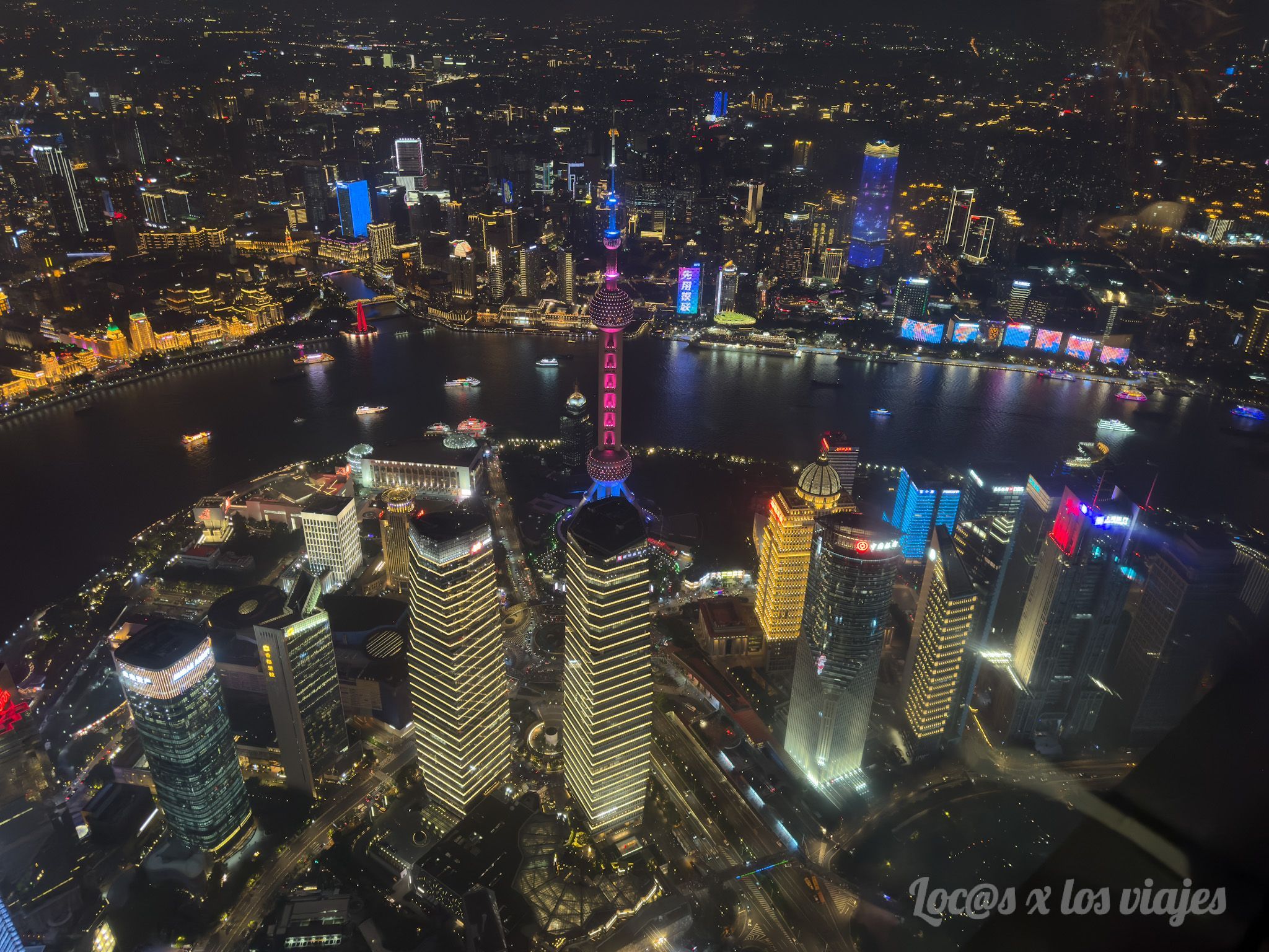 Vistas desde la Shanghái Tower