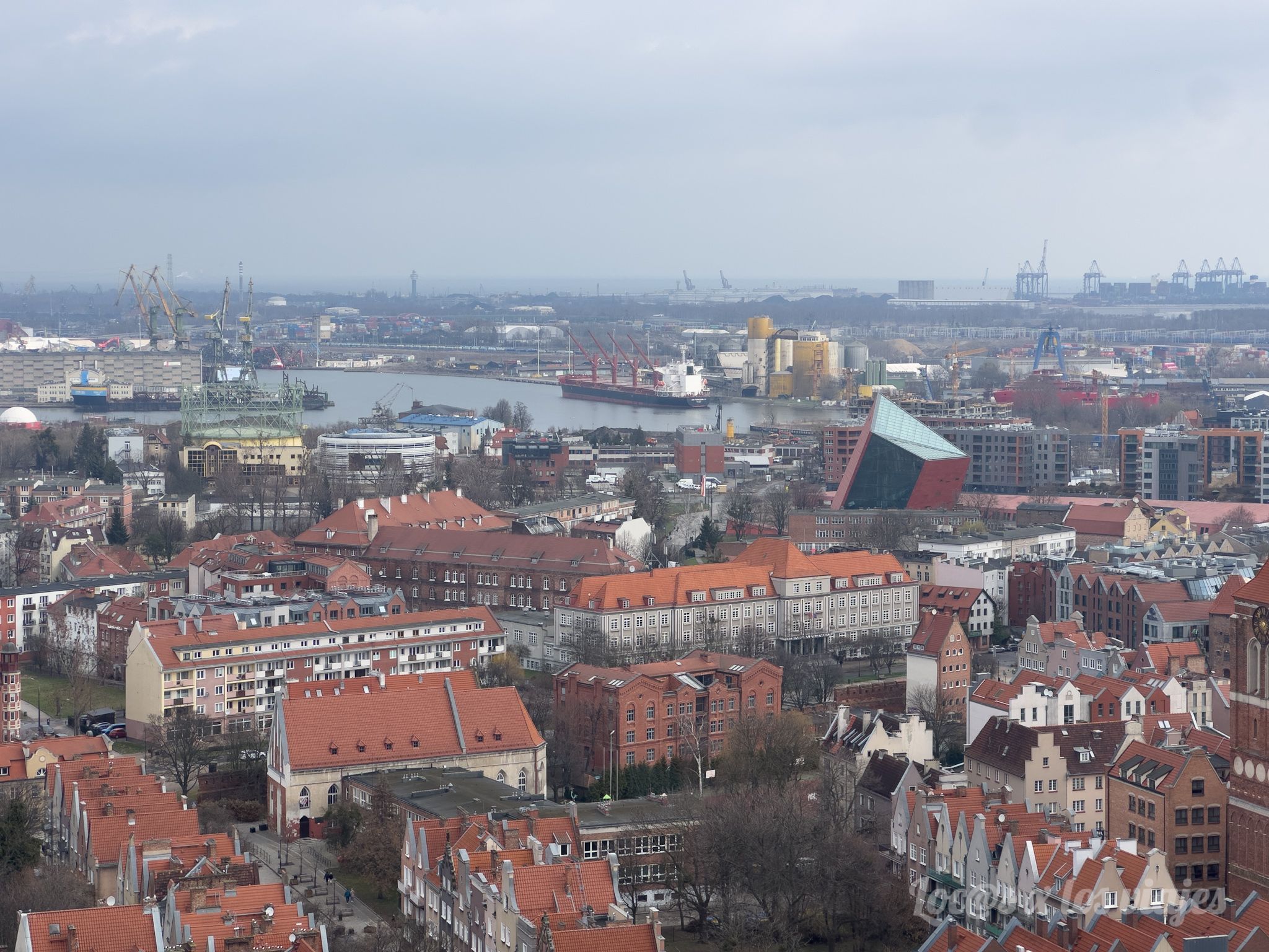 Gdansk, desde la torre de la Basílica de Santa María
