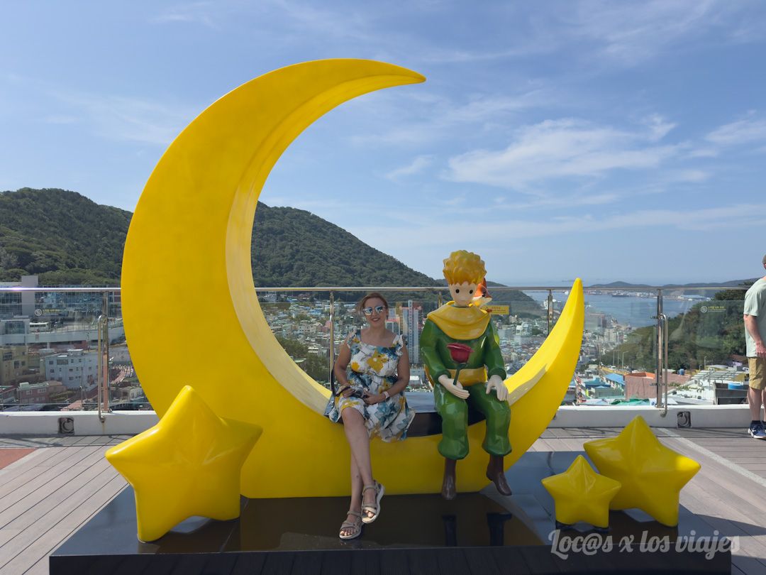 Escultura del Principito, en Busan